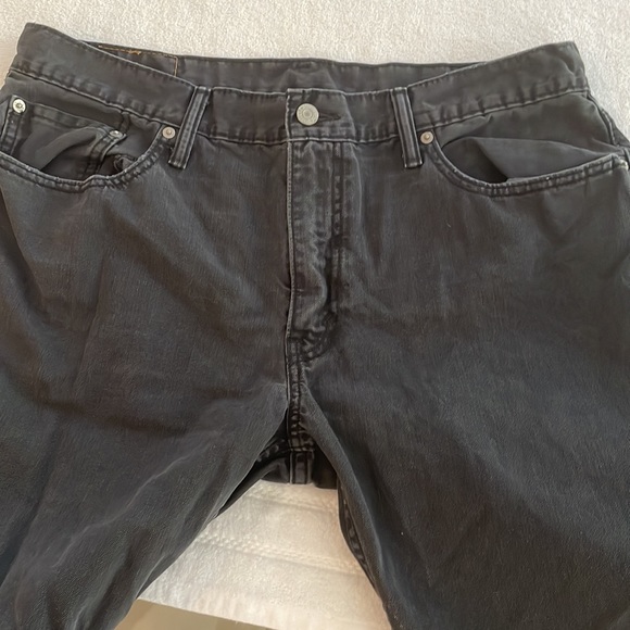 Levi’s Black 514 Jeans Sz 36x32 Slim Straight - Picture 15 of 17